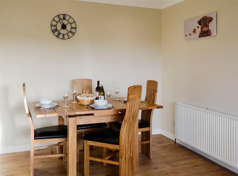 Dining area at Hillview in Gateside, near Beith, Ayrshire