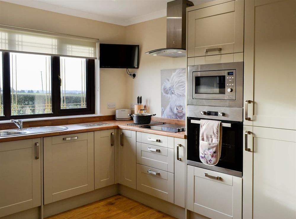Kitchen area at Hillview in Gateside, near Beith, Ayrshire