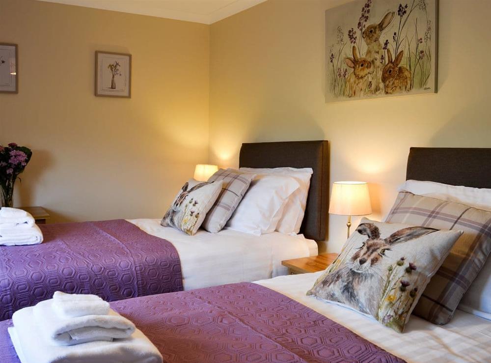 Twin bedroom at Hillview in Gateside, near Beith, Ayrshire