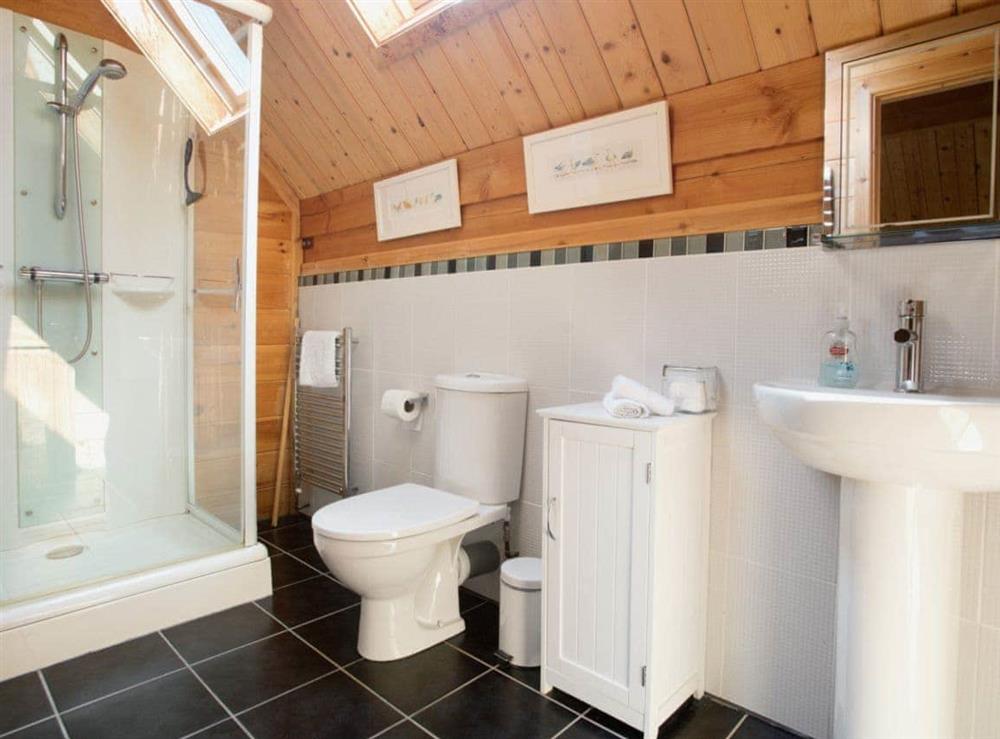 Bathroom at Hillview in Little Petherick, near Padstow, Cornwall