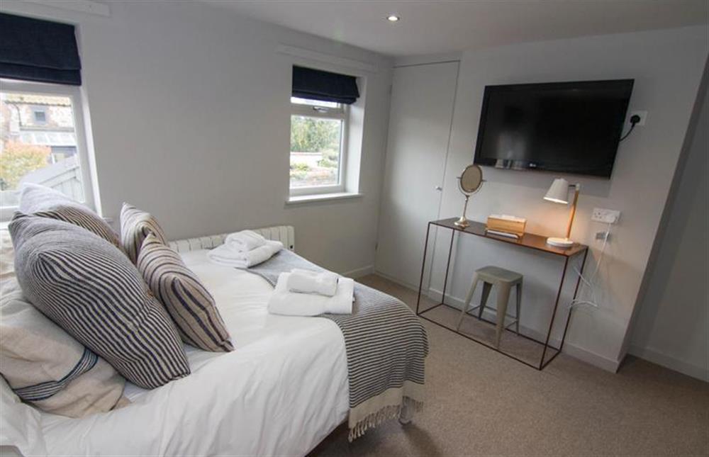 Master bedroom at Hillview Lodge, Brancaster Staithe near Kings Lynn