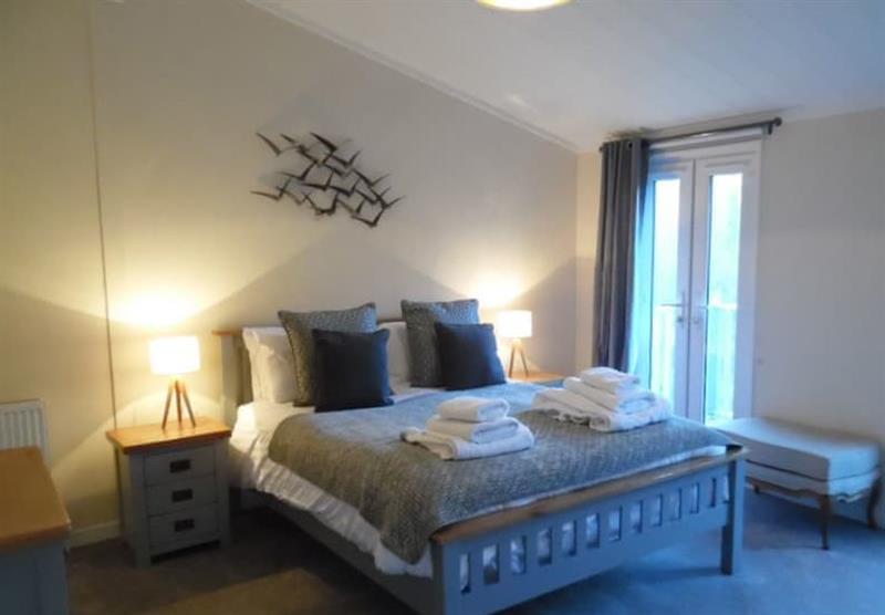 Double bedroom in the Signature at Hilton Woods in Whitstone, Cornwall
