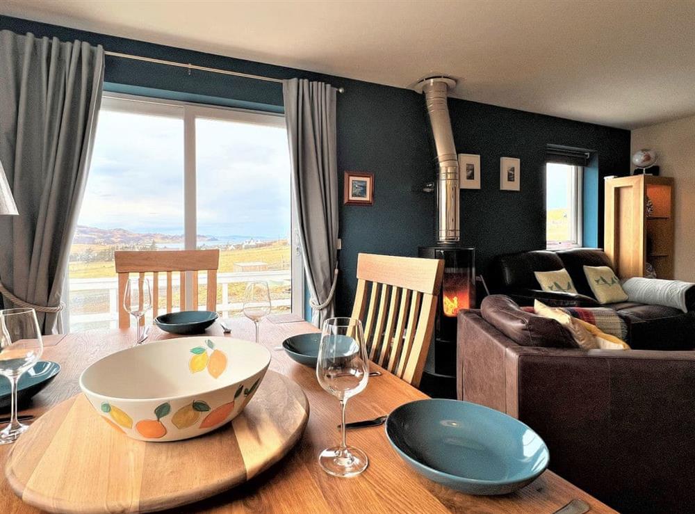 Dining Area at Hirta Cottage in Staffin, near Portree, Isle Of Skye