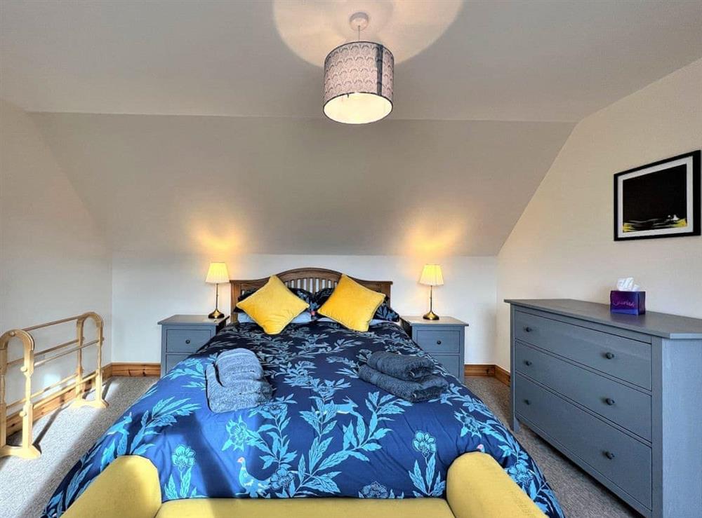 Double bedroom at Hirta Cottage in Staffin, near Portree, Isle Of Skye