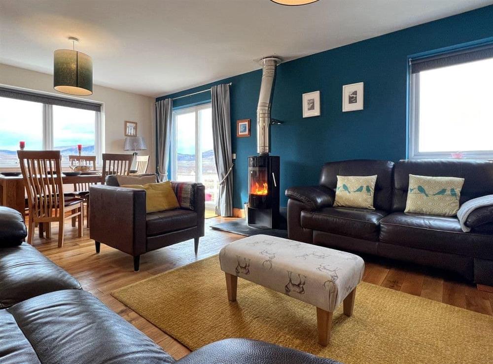 Open plan living space (photo 3) at Hirta Cottage in Staffin, near Portree, Isle Of Skye
