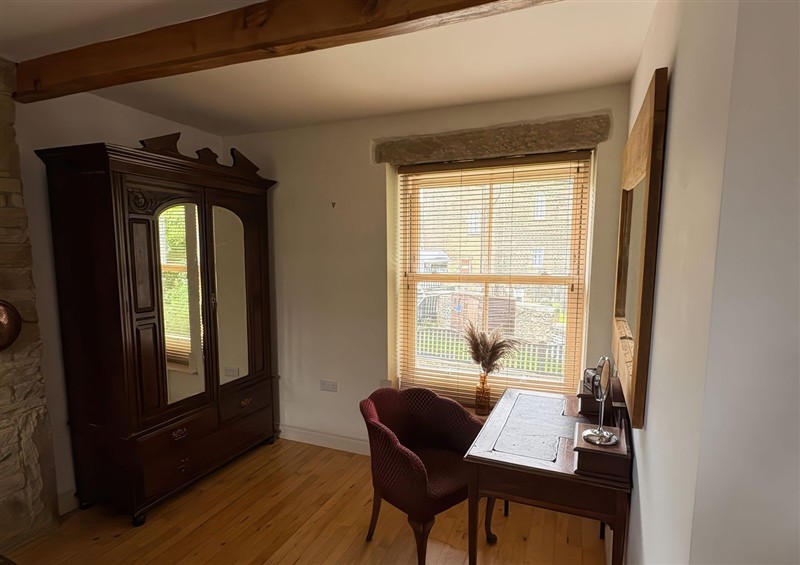 The living area at Hivewood Cottage, Haworth
