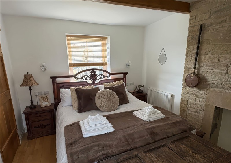 This is a bedroom at Hivewood Cottage, Haworth