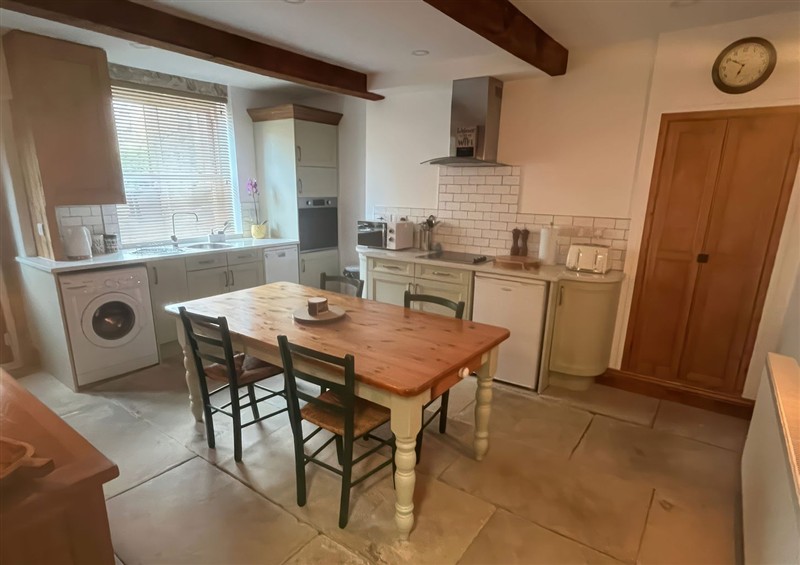 This is the kitchen at Hivewood Cottage, Haworth
