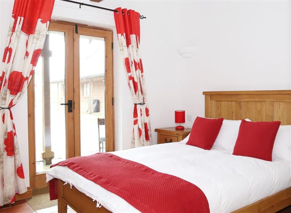 Double bedroom at Hoad Farm Cottages in Acrise, near Folkestone, England