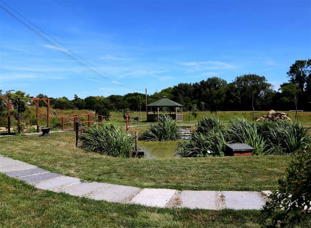 Garden (photo 2) at Hoad Farm Cottages in Acrise, near Folkestone, England