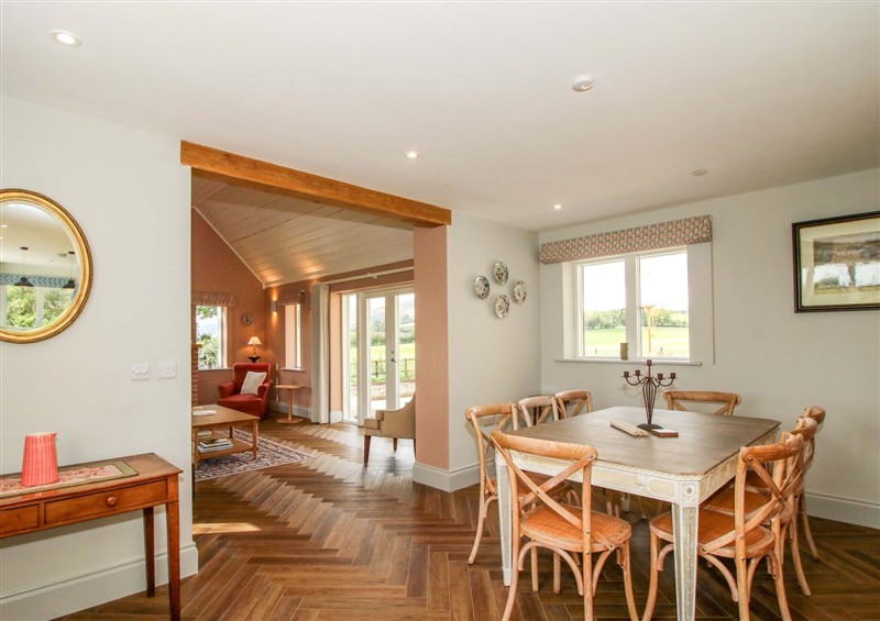 Dining room at Hoddell Pitch Cottage, Kinnerton near New Radnor