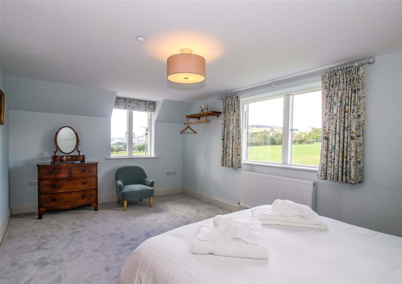 One of the bedrooms at Hoddell Pitch Cottage, Kinnerton near New Radnor