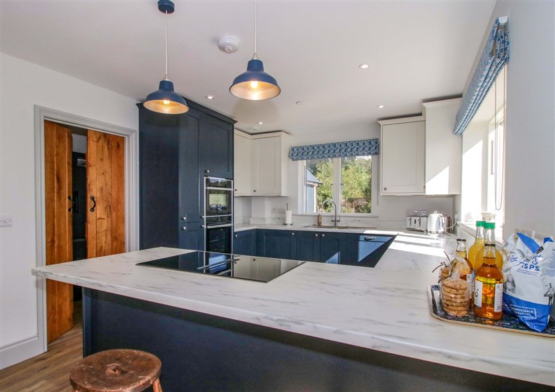 This is the kitchen at Hoddell Pitch Cottage, Kinnerton near New Radnor