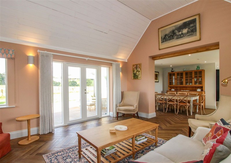 This is the living room at Hoddell Pitch Cottage, Kinnerton near New Radnor