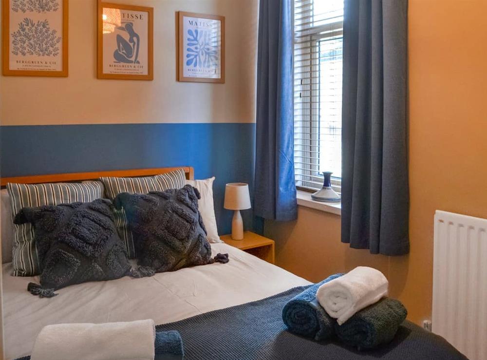 Double bedroom at Hogarth Apartment by the Sea in Newbiggin-by-the-Sea, Northumberland