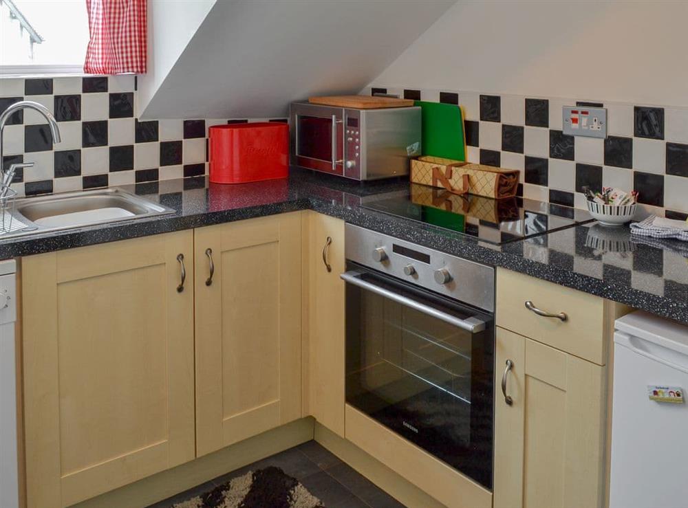 Well appointed kitchen at Holbeck Apartment in Scarborough, North Yorkshire