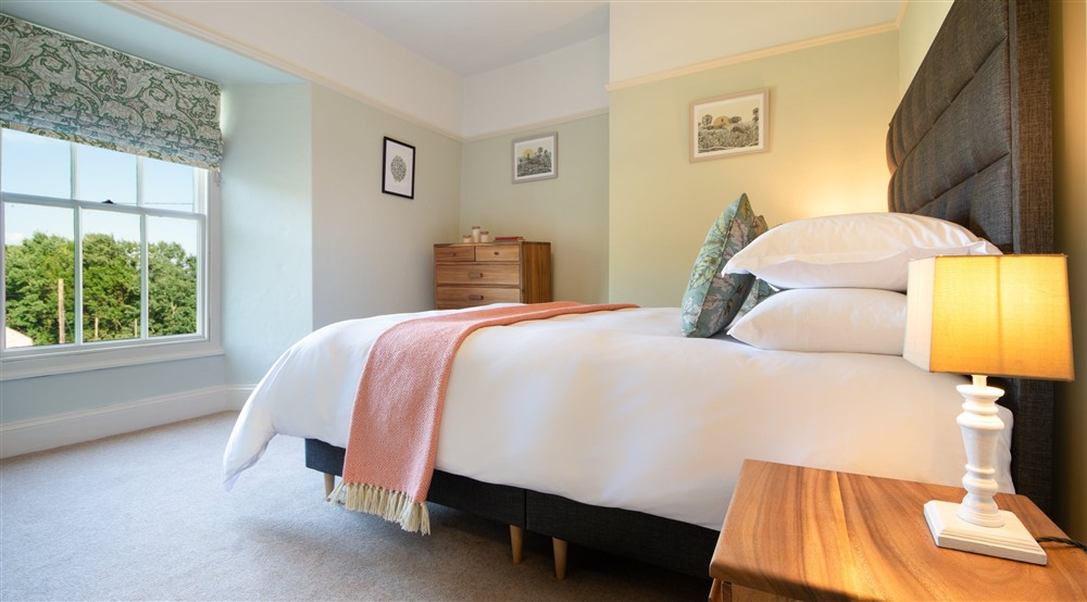 The double bedroom at Holeslack Cottage in Kendal, Cumbria