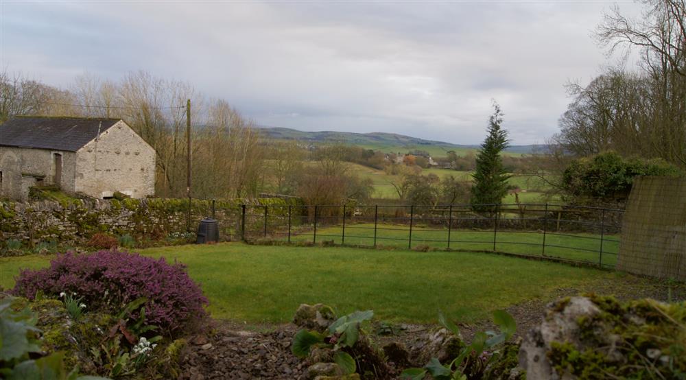 The garden at Holeslack Cottage in Kendal, Cumbria