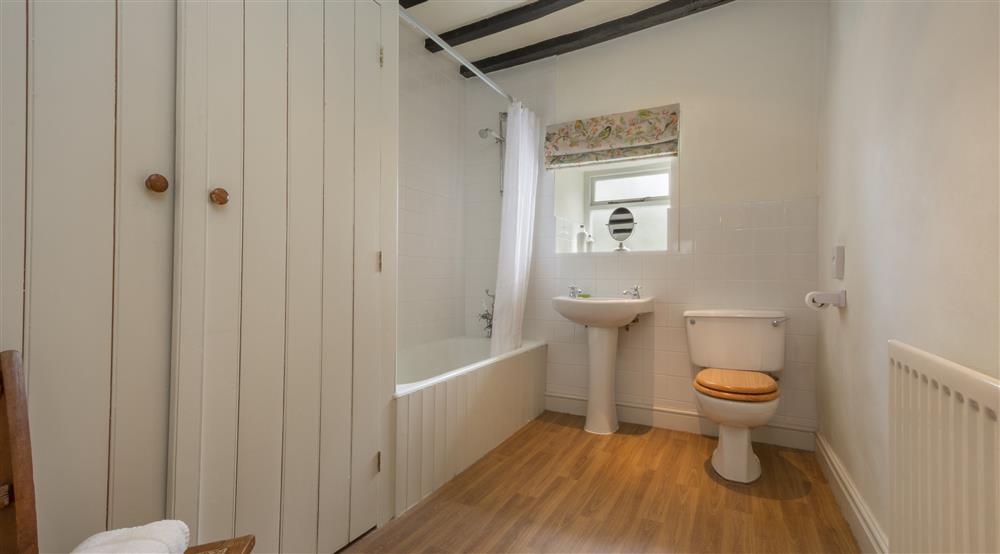 One of the bathrooms at Holeslack Farmhouse in Kendal, Cumbria