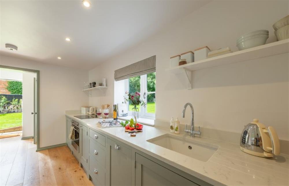 Ground floor: Quality finish in the bespoke kitchen at Holkham Skies, Wells-next-the-Sea