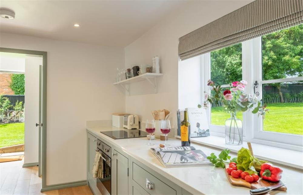 Ground floor: The kitchen leads to the garden at Holkham Skies, Wells-next-the-Sea