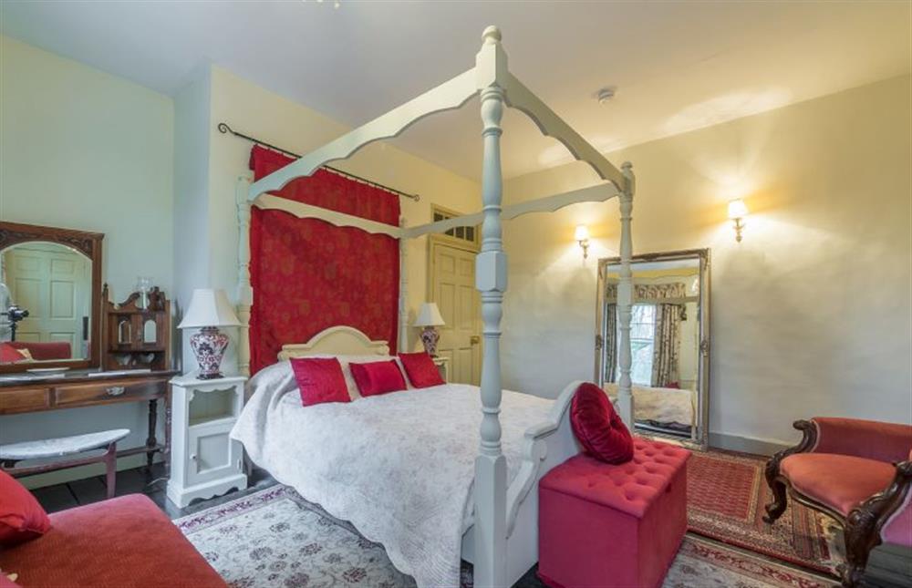 First floor: Bedroom four, ftBurnham’ with four poster bed (photo 2) at Holland House, Docking near Kings Lynn