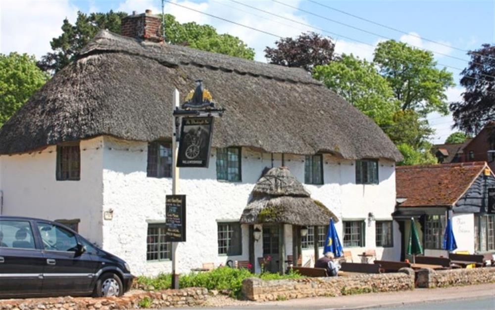 One of the village pubs, The Wheelwright Inn at Hollie Cottage in Seaton