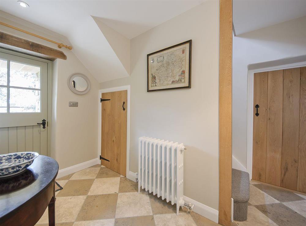 Entrance & hallway at Holliers Cottage in Middle Barton, near Chipping Norton, Oxfordshire