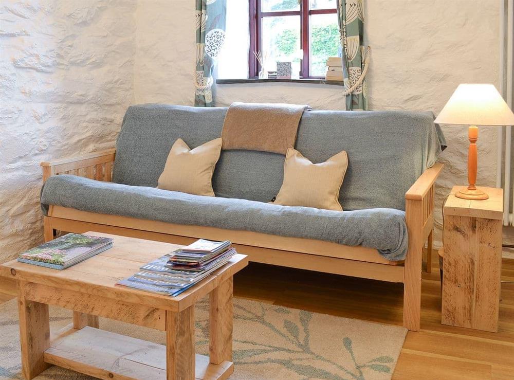 Cosy and welcoming living area at Hollies Cottage in Goonhavern, near Perranporth, Cornwall