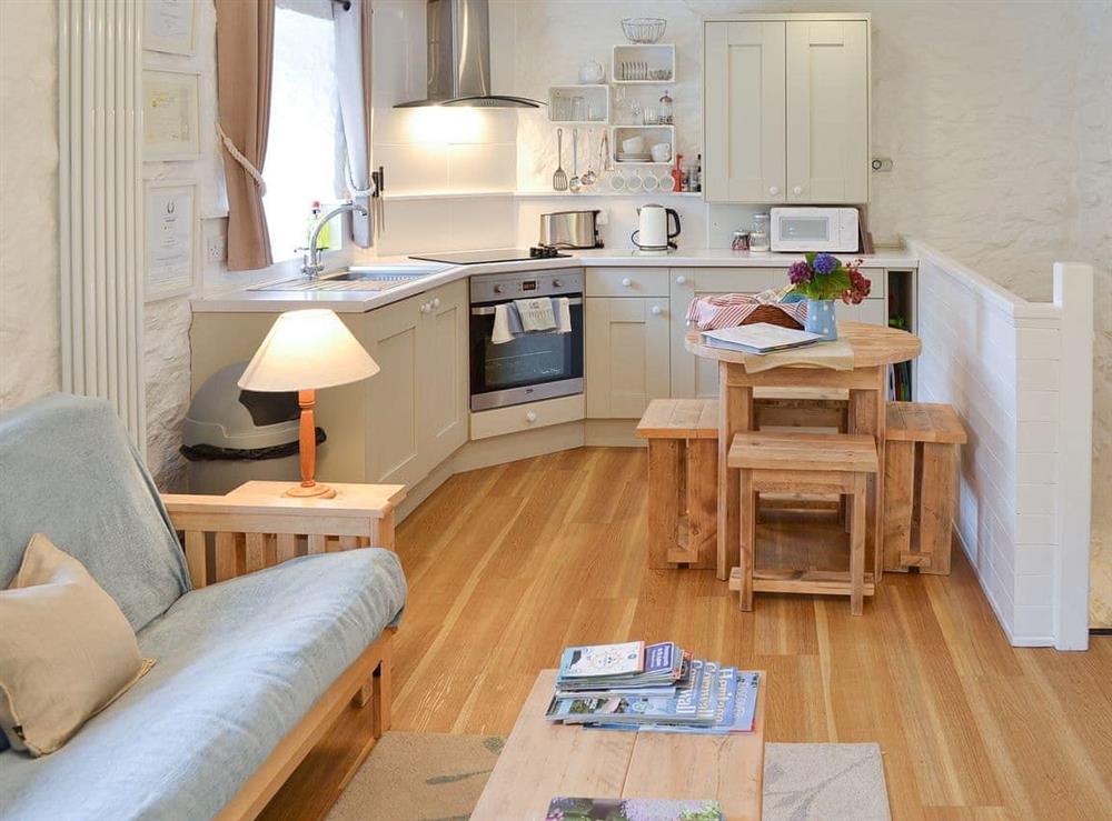 Lovely spacious living area at Hollies Cottage in Goonhavern, near Perranporth, Cornwall