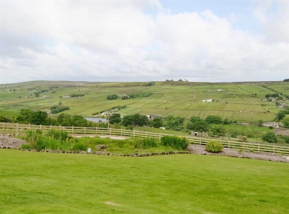 Beautiful rural views at Hollies Cottage in Keighley, West Yorkshire