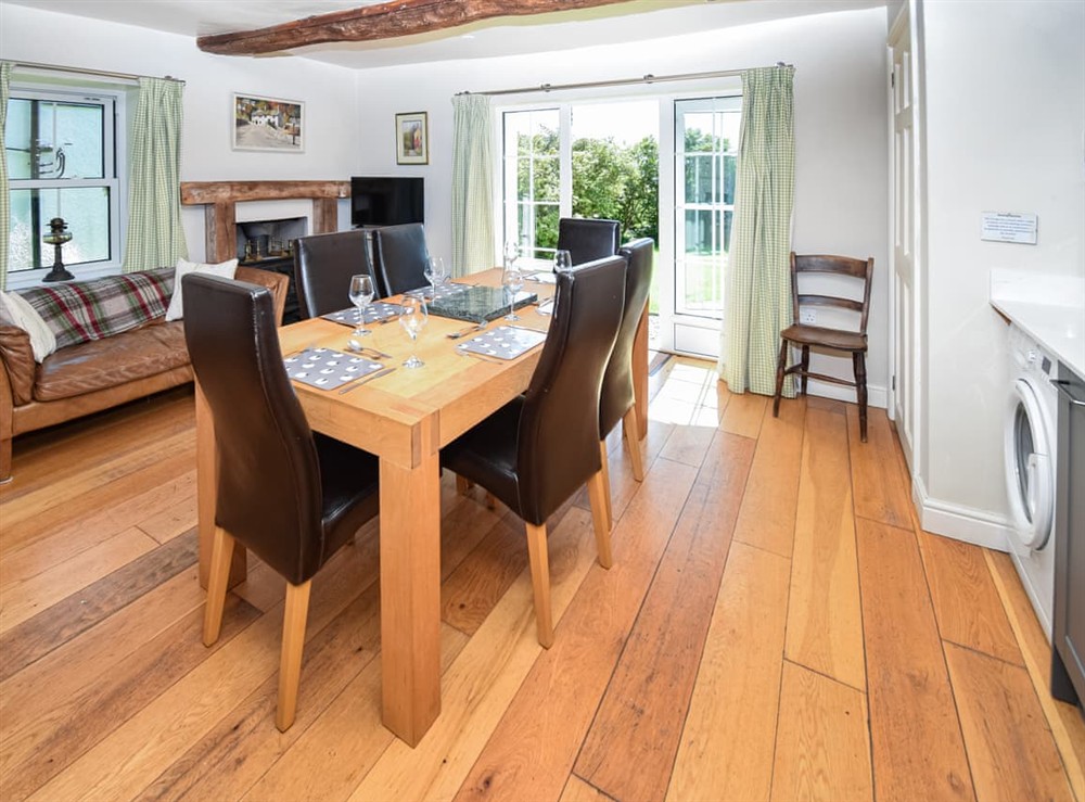 Dining room at Hollin Bank Barn in Coniston, Cumbria