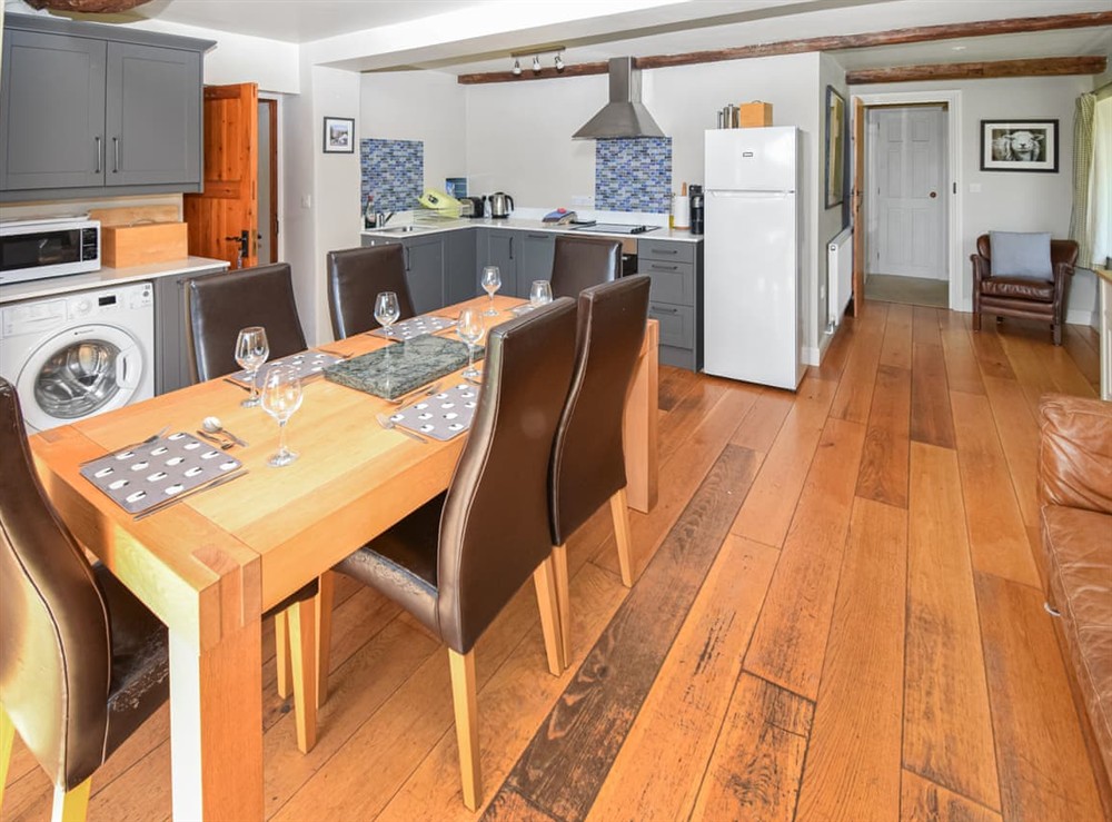 Kitchen/diner at Hollin Bank Barn in Coniston, Cumbria