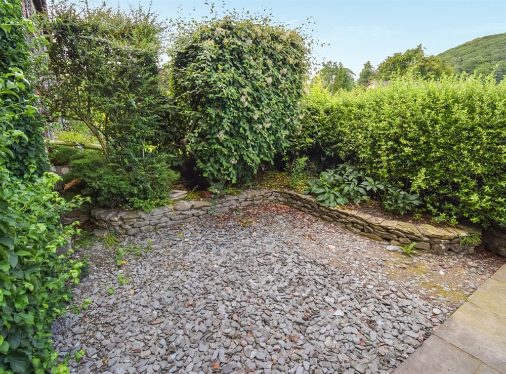 Outdoor area at Hollin Bank Barn in Coniston, Cumbria