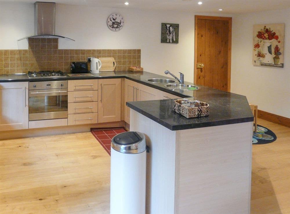 Large fully equiped kitchen at Hollin Bank Cottage in Salterforth, near Barnoldswick, Lancashire, England