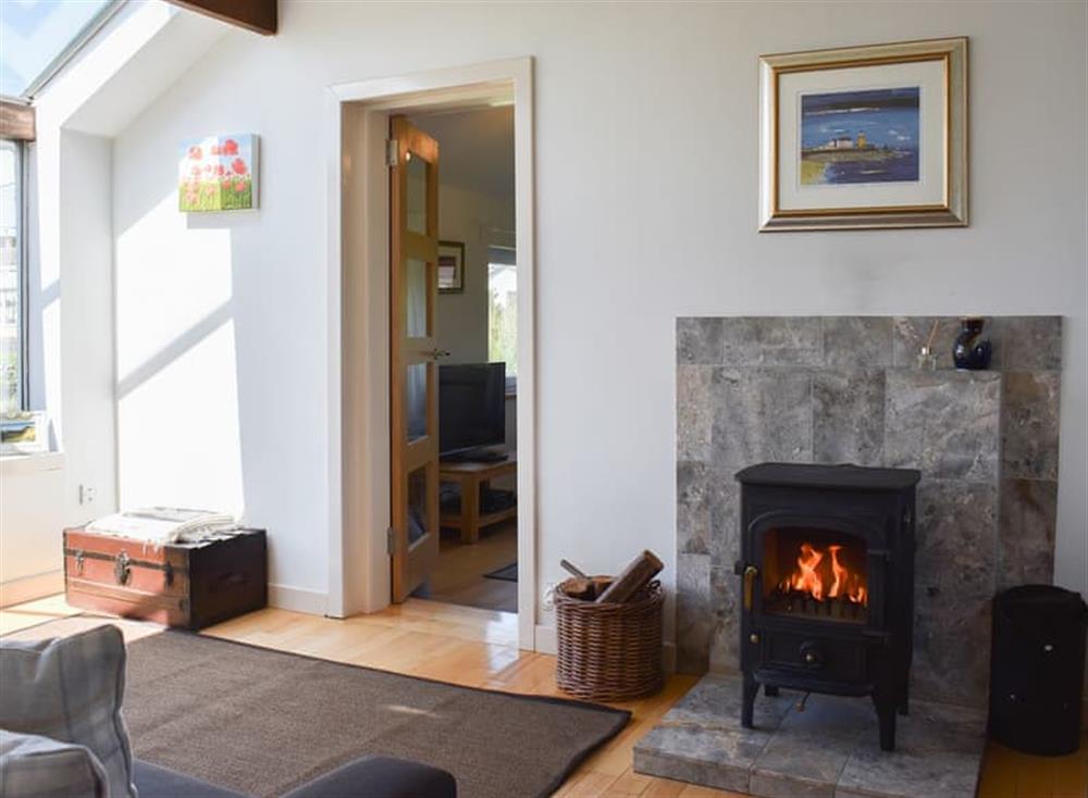 Living room at Hollinhaven in Blackwaterfoot, Isle of Arran, Scotland