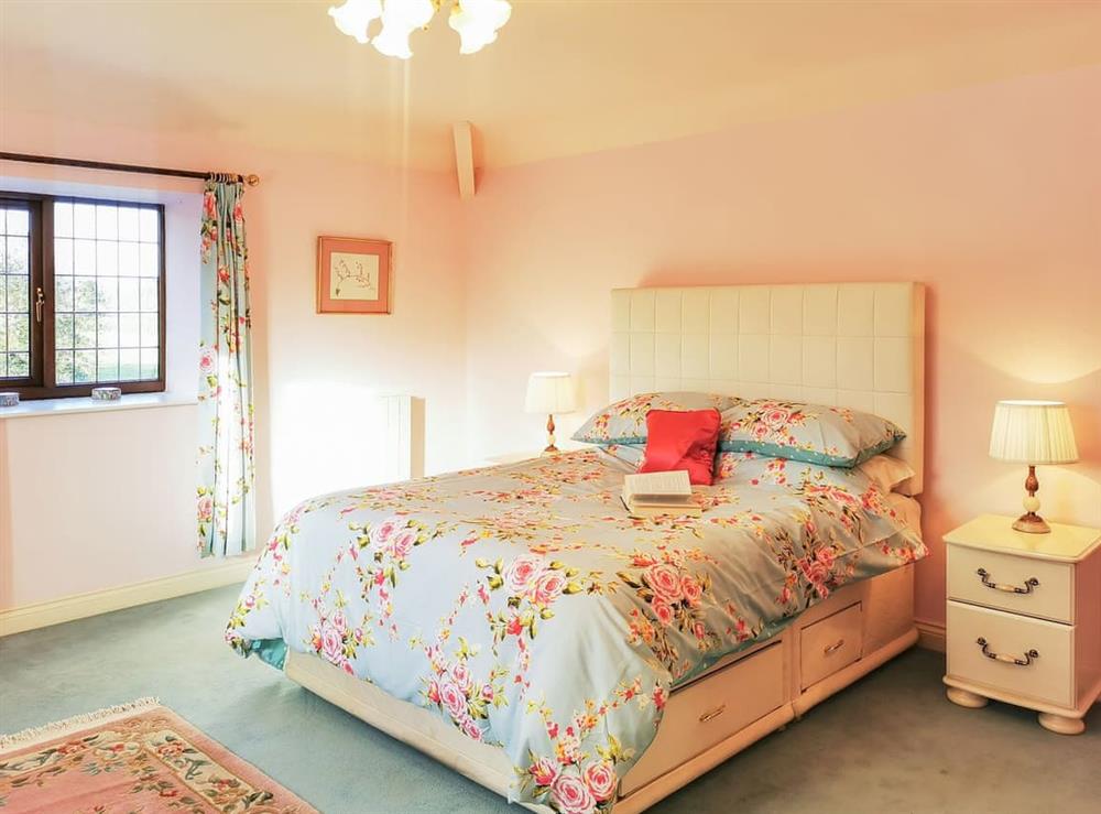 Double bedroom at Holly Barn in Weston Rhyn, near Oswestry, Shropshire