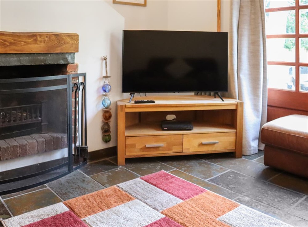 Living area at Holly Cottage in Angle, Dyfed