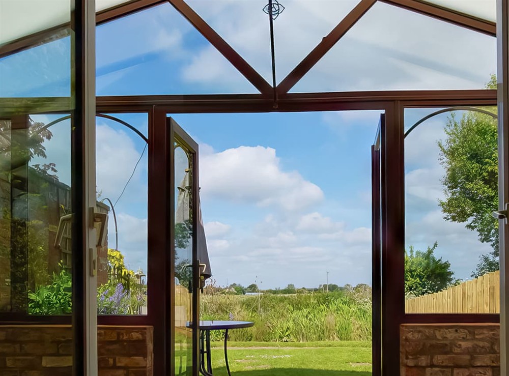 Garden at Holly Cottage in Burgh Le Marsh, Lincolnshire