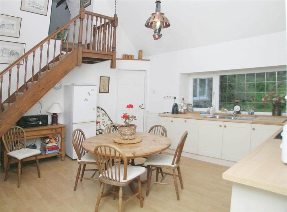 Kitchen/diner at Holly Cottage in Colvend, near Rockcliffe, Kirkcudbrightshire