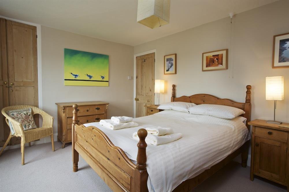 Master bedroom with double bed (photo 3) at Holly Cottage in Devon Road, Salcombe