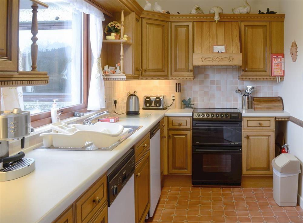 Kitchen at Holly Cottage in Gorstan, near Garve, Ross-Shire