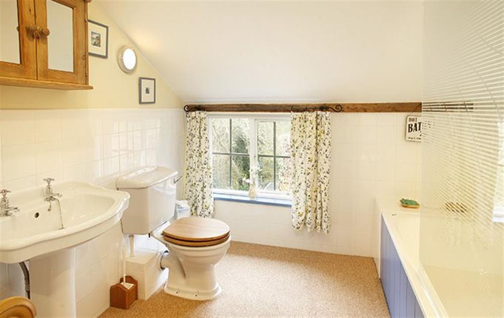 First floor: Bathroom at Holly Cottage, Huntingfield