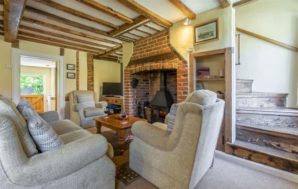 Sitting room at Holly Cottage, Huntingfield
