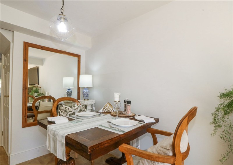 Dining room at Holly Cottage, Llechwedd near Conwy