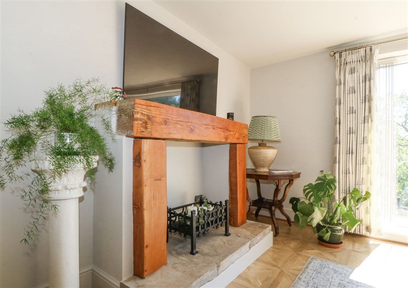 The living area at Holly Cottage, Llechwedd near Conwy