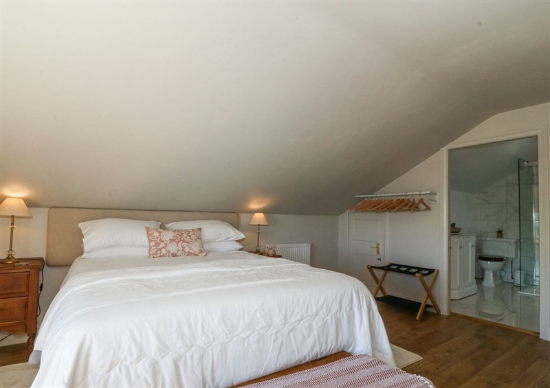 This is the bedroom at Holly Cottage, Llechwedd near Conwy