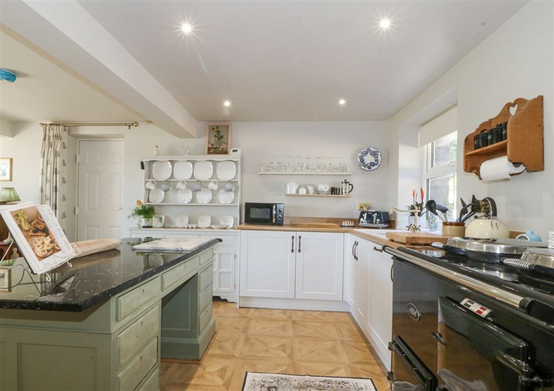 This is the kitchen at Holly Cottage, Llechwedd near Conwy