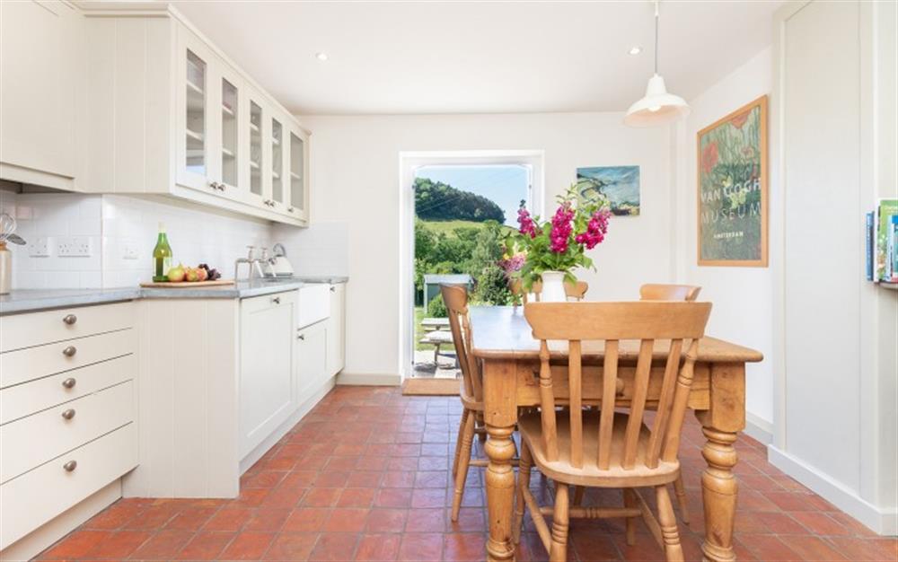 Country Kitchen feel at Holly Cottage in Loders