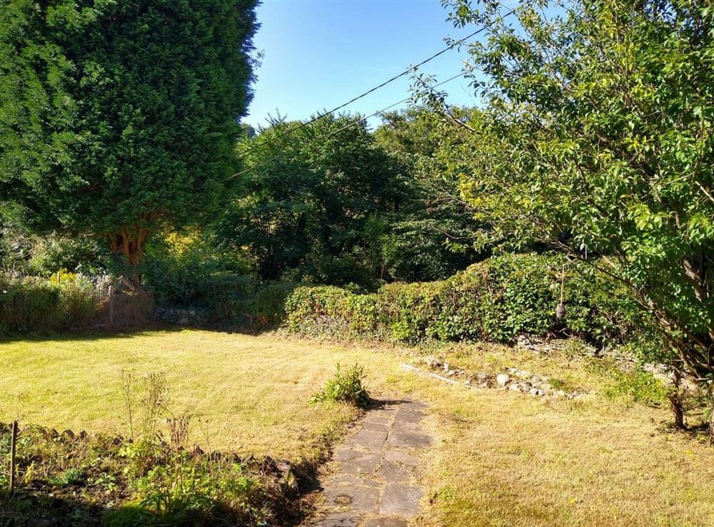 Garden at Holly Cottage in Lower Cwmtrch, near Ystradgynlais, Powys
